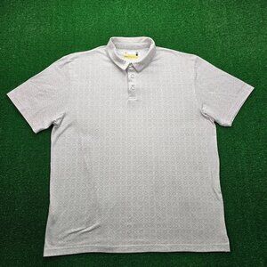Jack Nicklaus Golden Bear Polo Shirt Mens 2XL Gray Golf Performance Eco‎ Choice